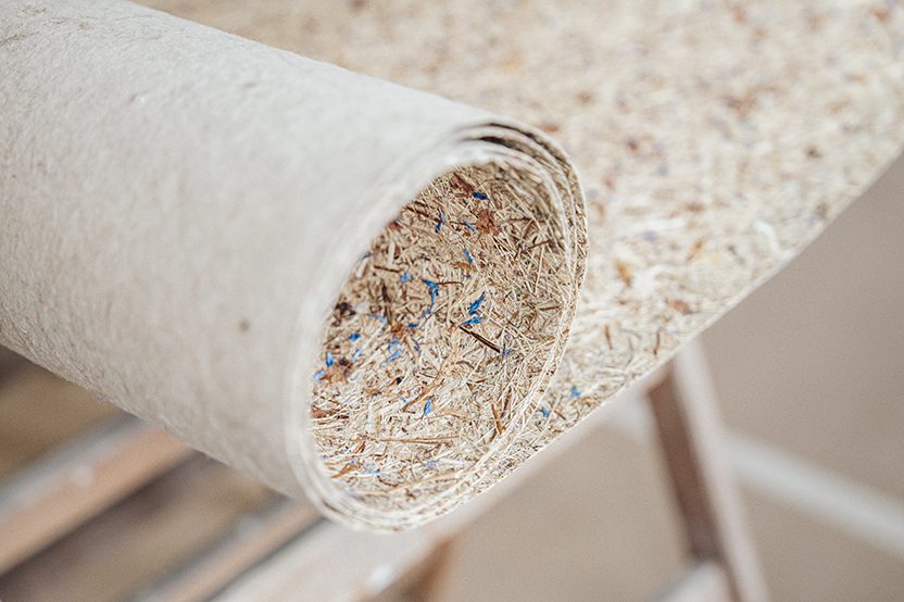 Naturtapete mit feiner Struktur